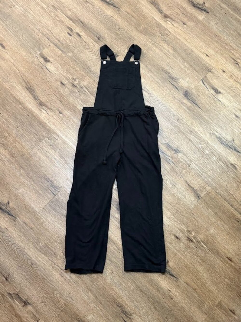 WallFlower Black Overalls Juniors Size Small Adjustable Straps Bib